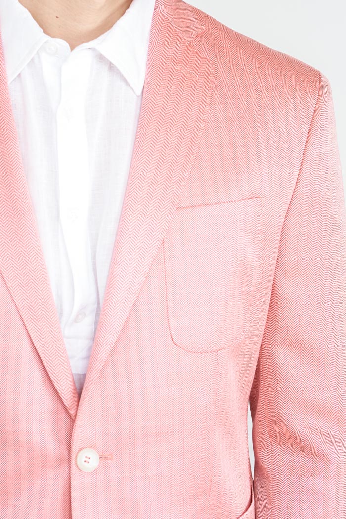 Varteks Limited Edition – Muški roza sako od vune i svile
