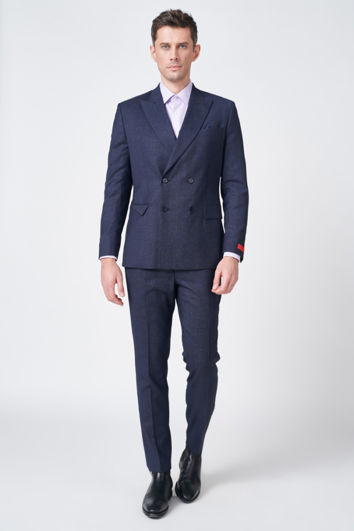 Varteks YOUNG – Muški sako od odijela s duplim kopčanjem u tri boje – Slim fit