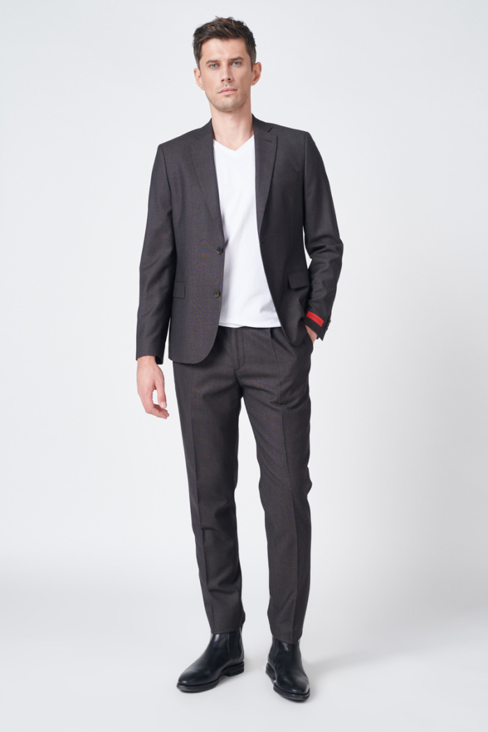 Varteks YOUNG - Brown suit blazer - Slim fit