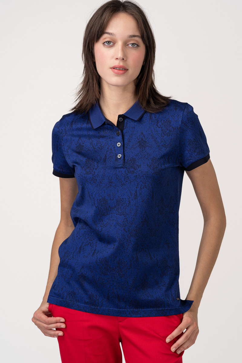 Buy > black and royal blue polo shirt > in stock