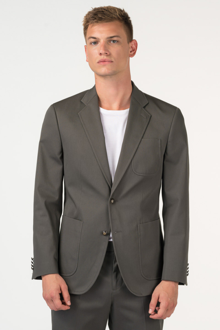 Varteks  Men's olive green suit blazer - Slim fit