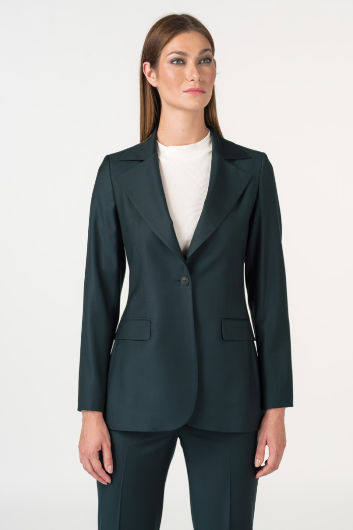 Varteks Dark green women's suit jacket