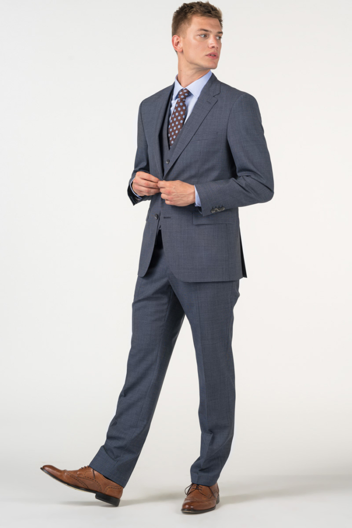 Varteks  Decent plaid men's suit blazer - Regular fit