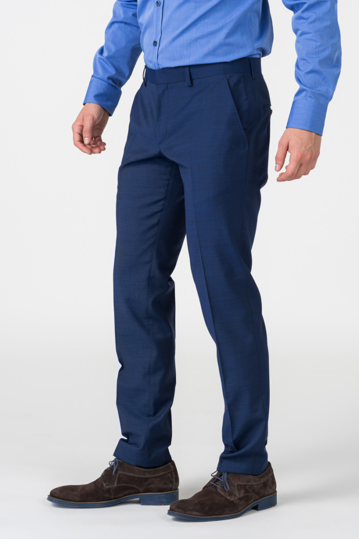 Varteks Plave muške hlače od odijela - Slim fit
