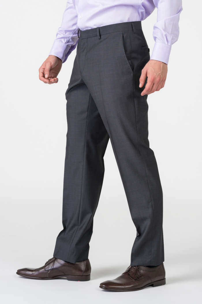 Varteks Grey men's suit pants - Regular fit