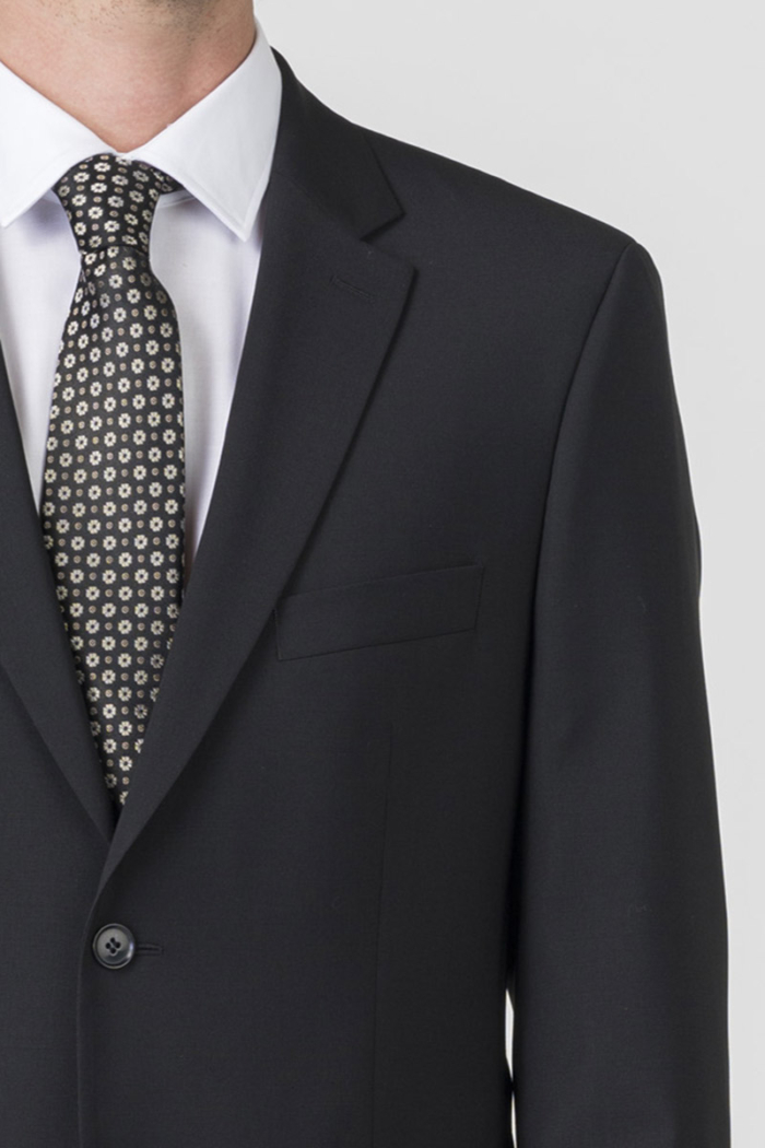 Varteks Klasični crni muški sako od odijela - Comfort fit