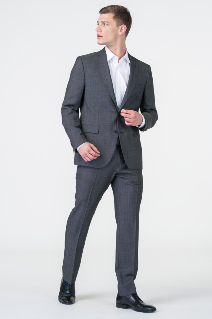 Varteks Classic grey men's suit trousers - Regular fit