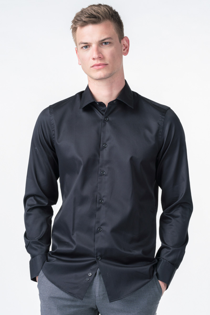 Muška pamučna košulja u tri boje - Slim fit