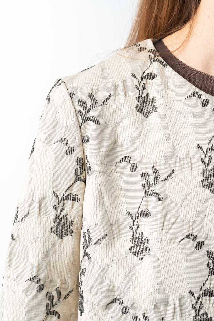 Varteks Women's short blazer with flower print