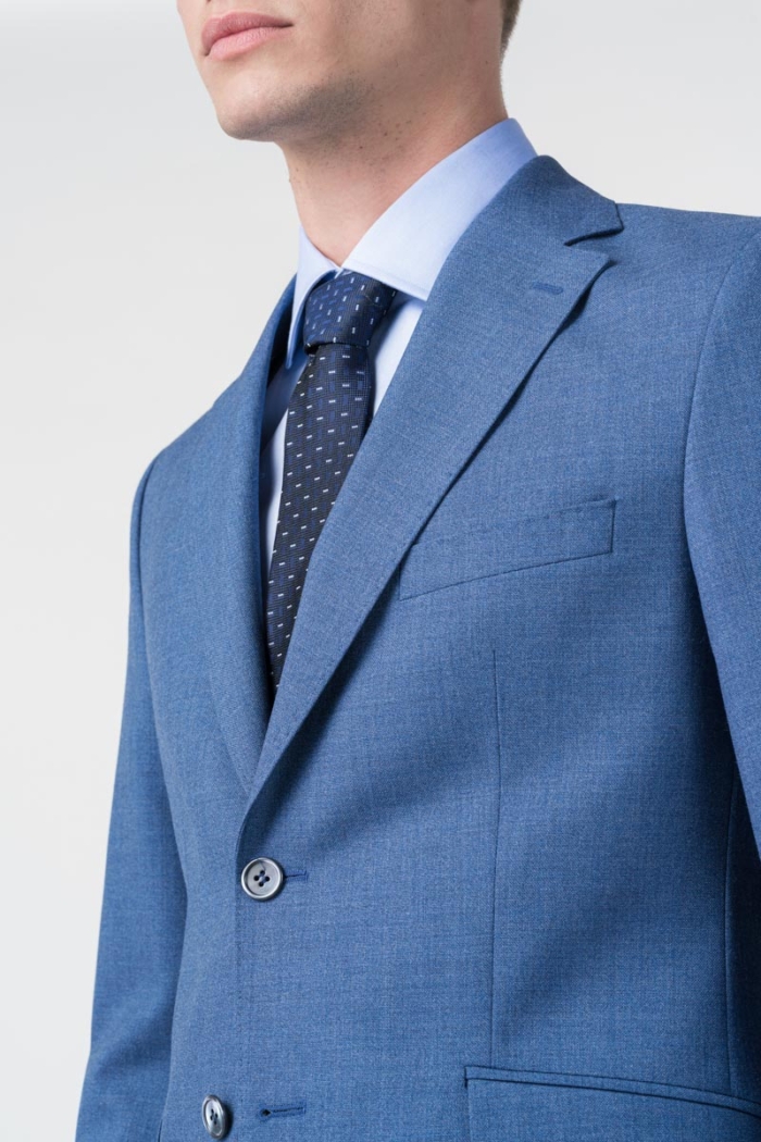 Limited Edition - Muški plavi sako od odijela - Regular fit
