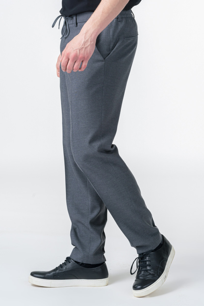Varteks Sive hlače od odijela na vezanje- Slim fit