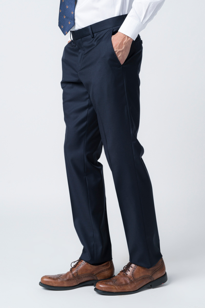 Limited Edition - Men's dark blue suit trousers - Regular fit