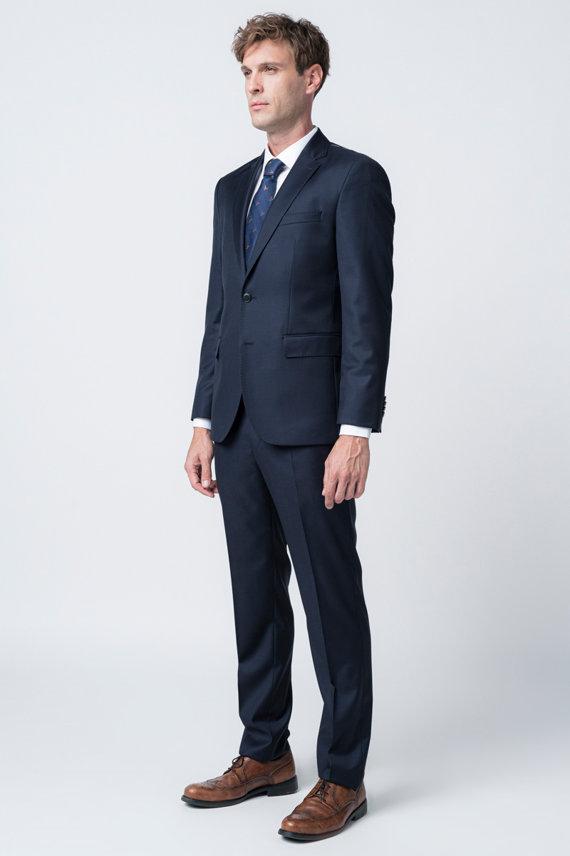Limited Edition - Men's dark blue suit trousers - Regular fit
