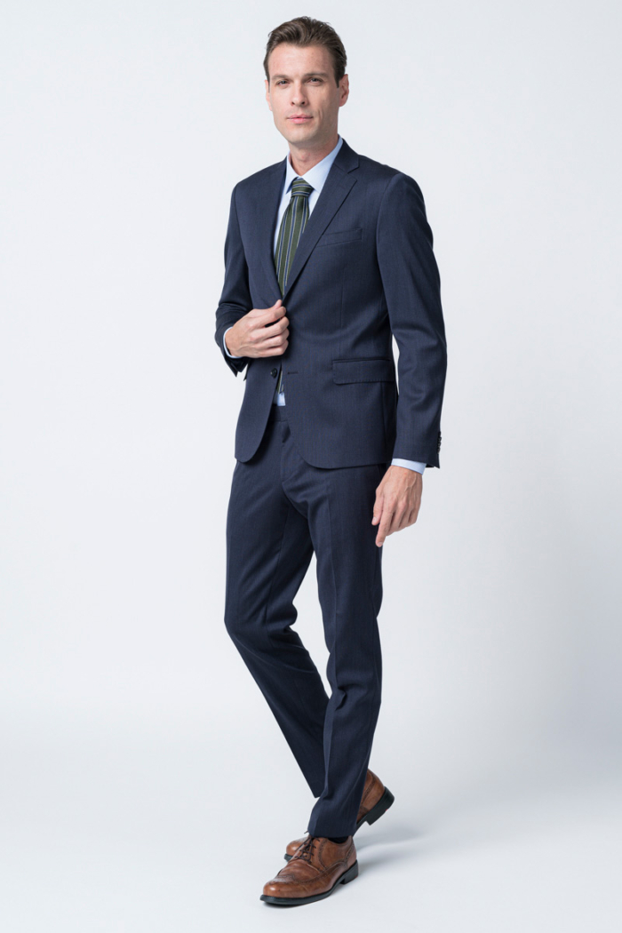 Varteks Men's denim dark blue suit blazer - Slim fit