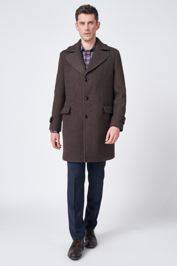 Varteks Men's brown short coat