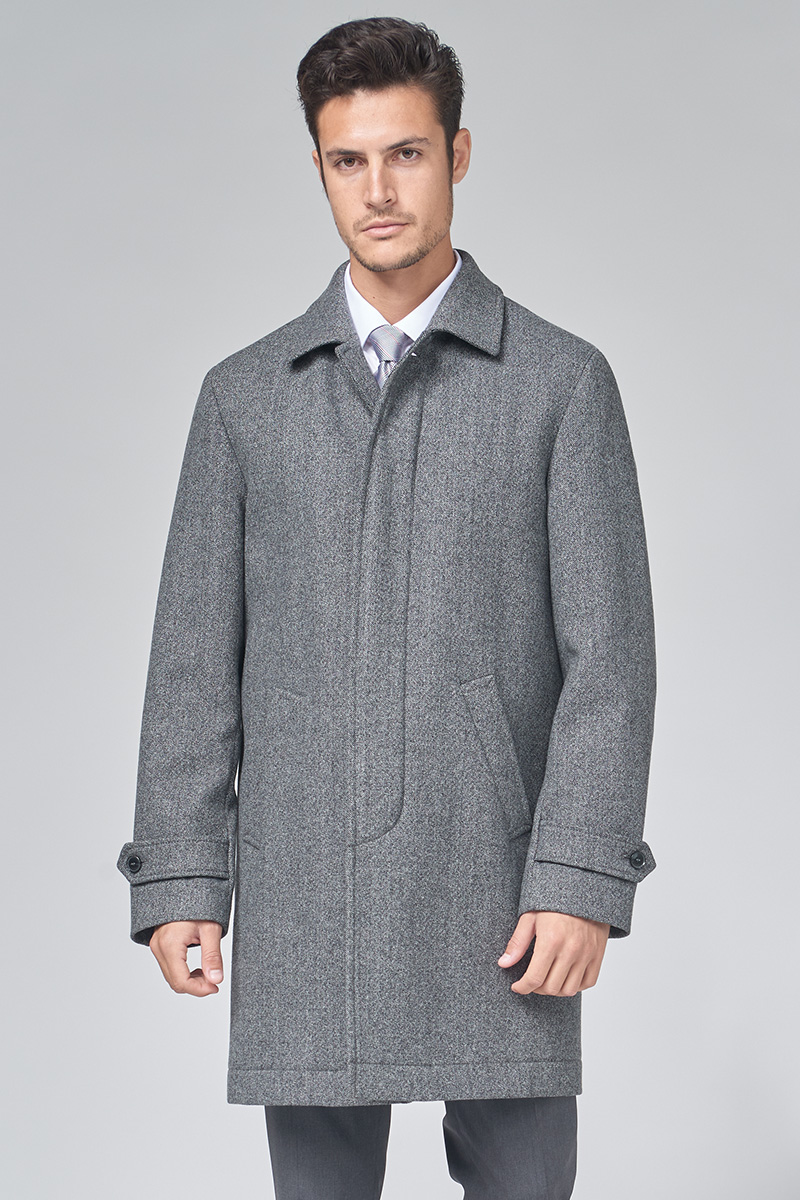 Short men's coat with salt & pepper pattern - Shop Varteks d.d.