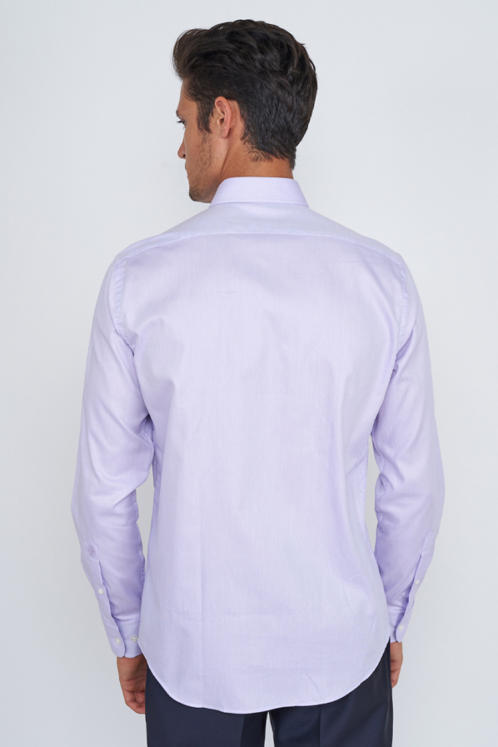 Varteks Pamučna košulja lila boje - Regular fit