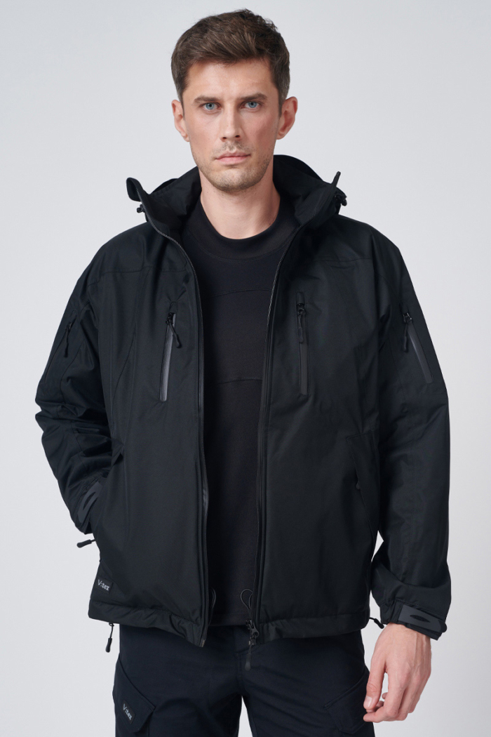 Varteks V:TEX - Waterproof black jacket