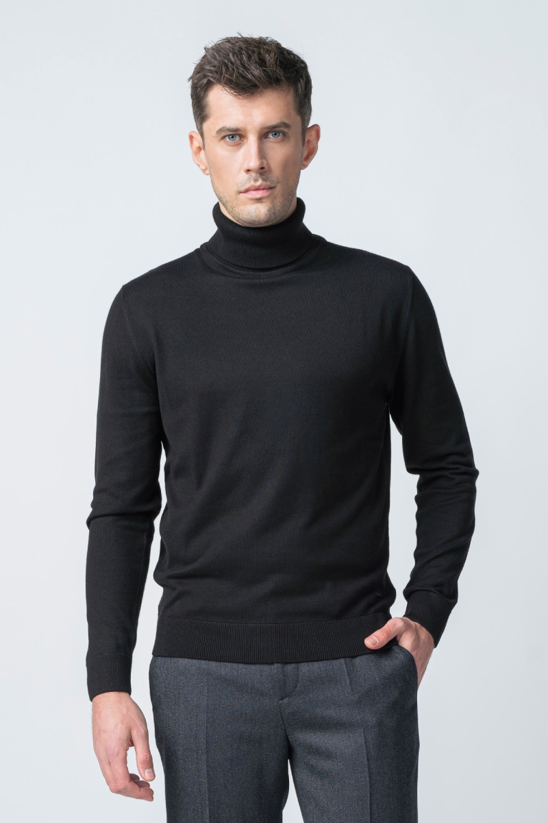 Men's black turtleneck sweater - Shop Varteks d.d.