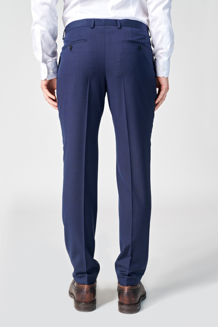 Varteks Navy blue suit trousers - Comfort fit Plus size