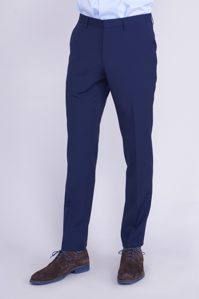 Varteks Muške plave hlače od odijela - Regular fit