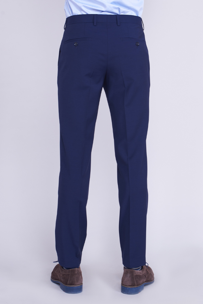 Varteks Muške plave hlače od odijela - Regular fit