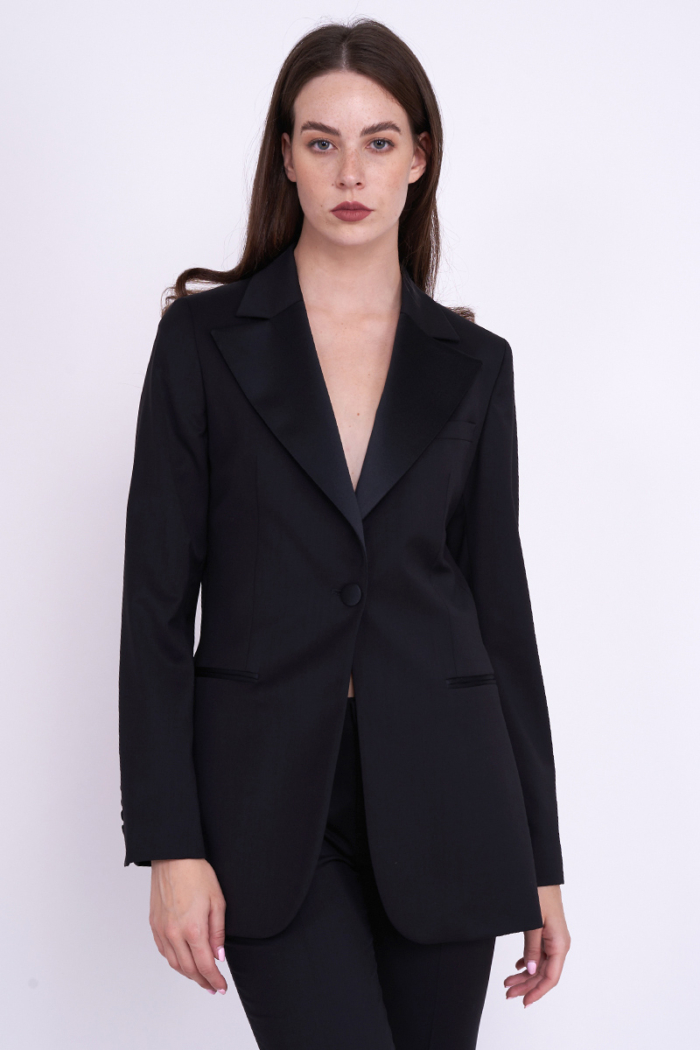 Varteks Elegantan crni sako od smoking odijela