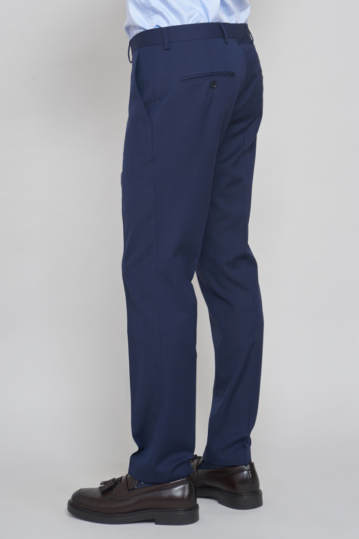 Varteks Muške hlače od odijela tamno plave boje - Slim fit