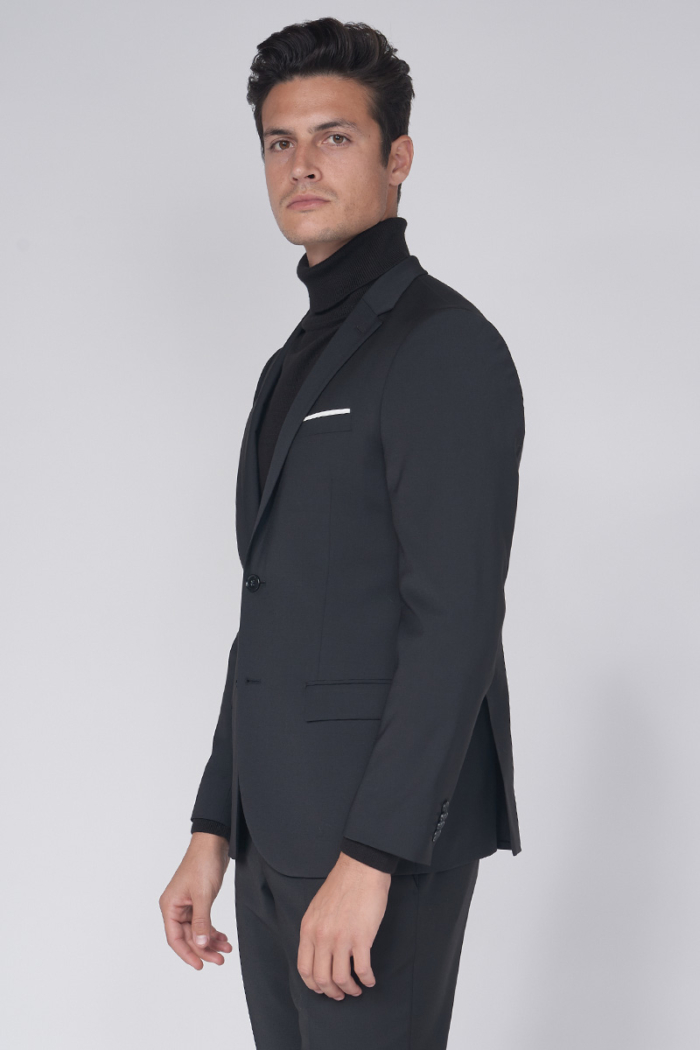 Varteks YOUNG - Crni sako od odijela - Slim fit