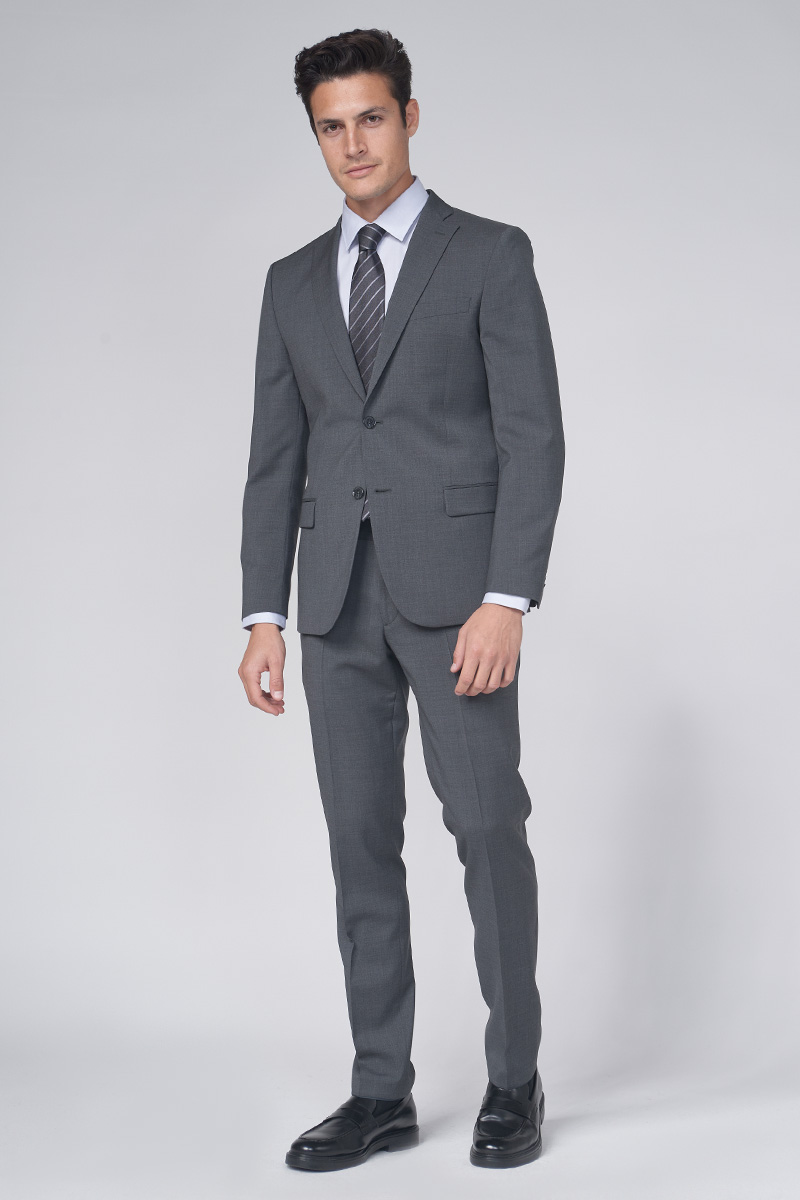 Men's grey suit trousers - Slim fit - Shop Varteks d.d.