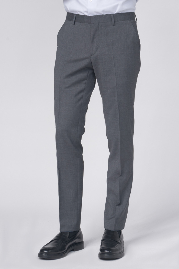 Varteks Muške hlače od odijela sive boje - Slim fit