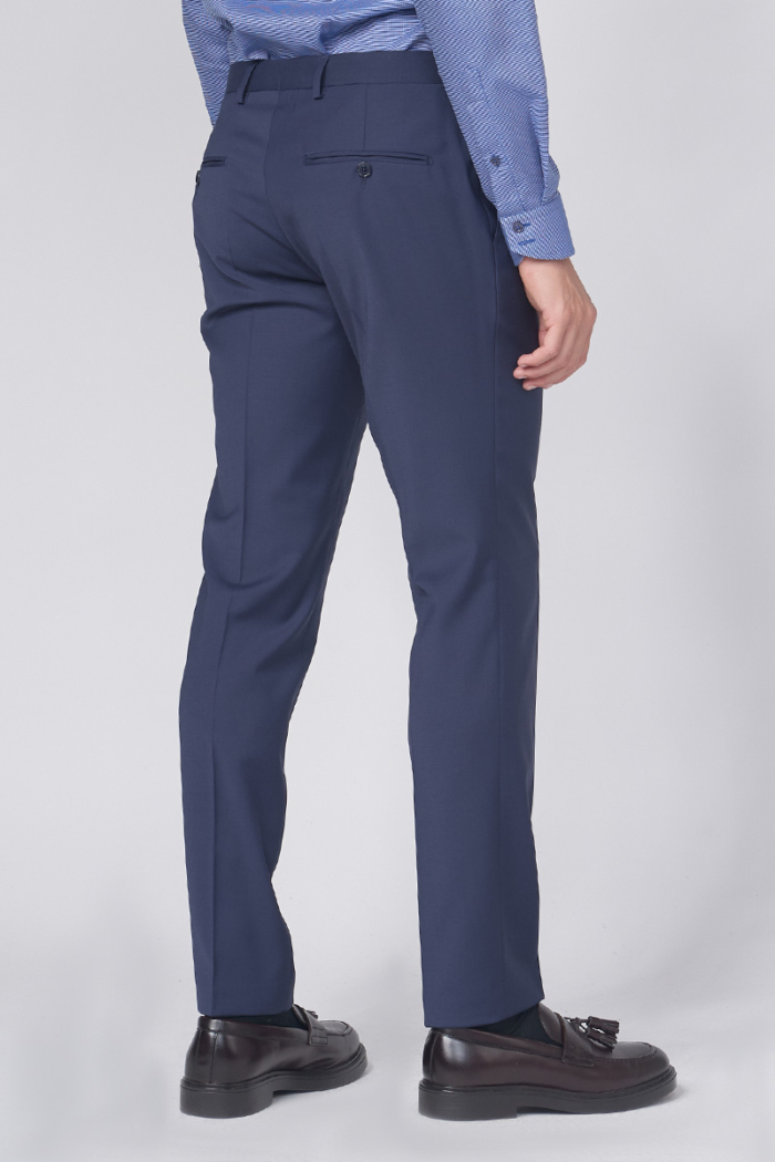 Varteks YOUNG - Tamno plave hlače od odijela - Slim fit