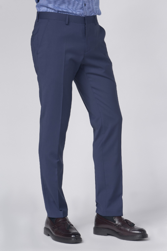 Varteks YOUNG - Tamno plave hlače od odijela - Slim fit