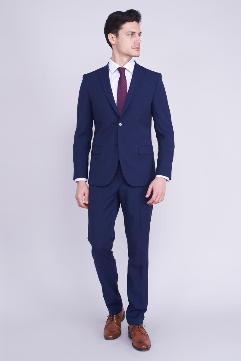 Men's blue suit trousers - Slim fit - Shop Varteks d.d.