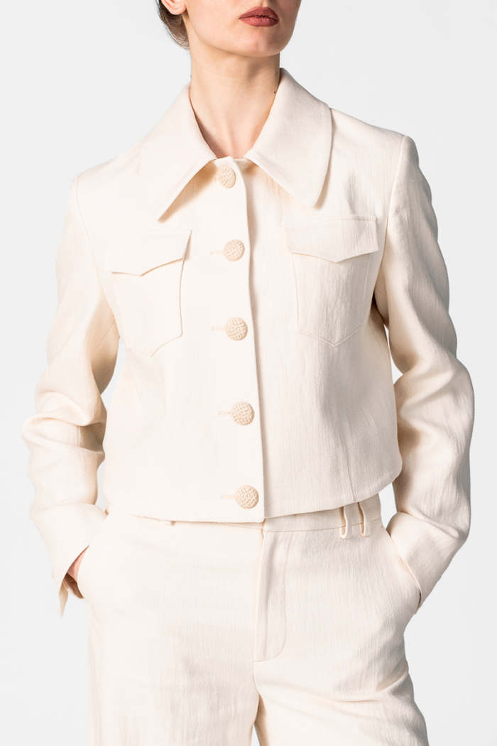 Varteks Prljavo bijela ženska jakna