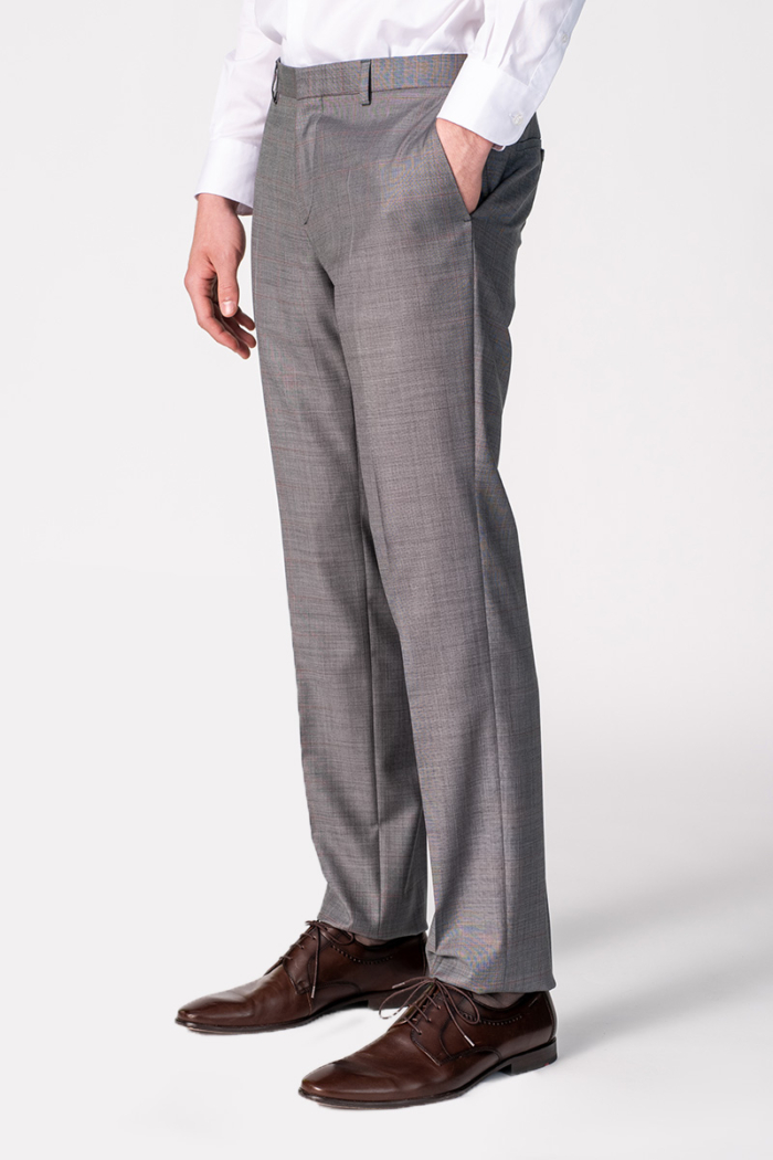 Varteks Limited Edition - Sive karirane hlače od odijela Super 130's - Regular fit
