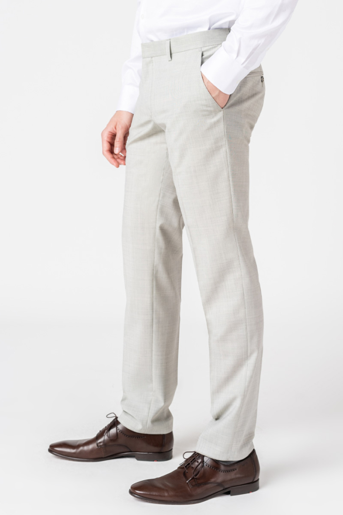 Varteks Beige sive hlače od odijela - Slim fit