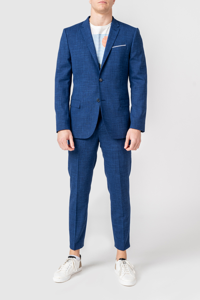 Varteks YOUNG - Mariner plave 7/8 hlače od odijela