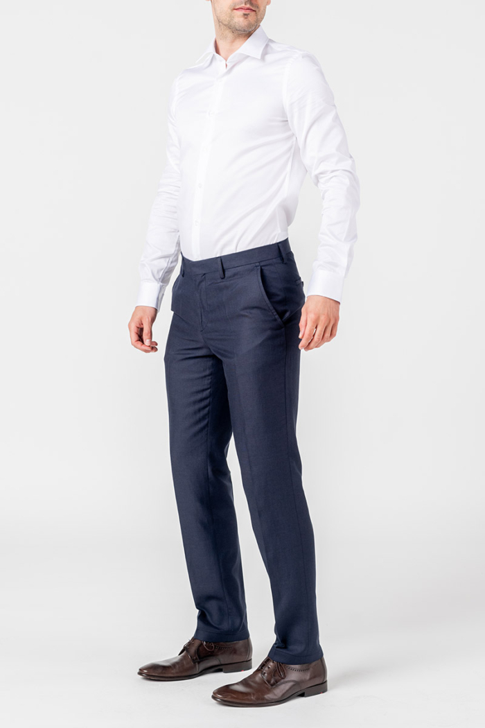 Varteks Antracit sive ležerne hlače - Regular fit