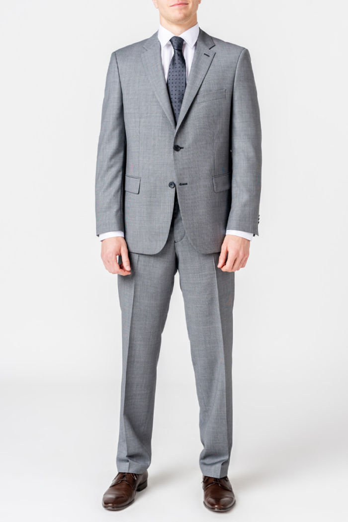 Varteks Sive hlače od odijela Super 110's - Comfort fit puni stas