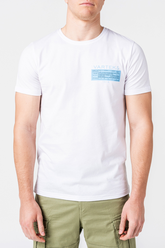 Varteks Bijela majica s diskretnim printom