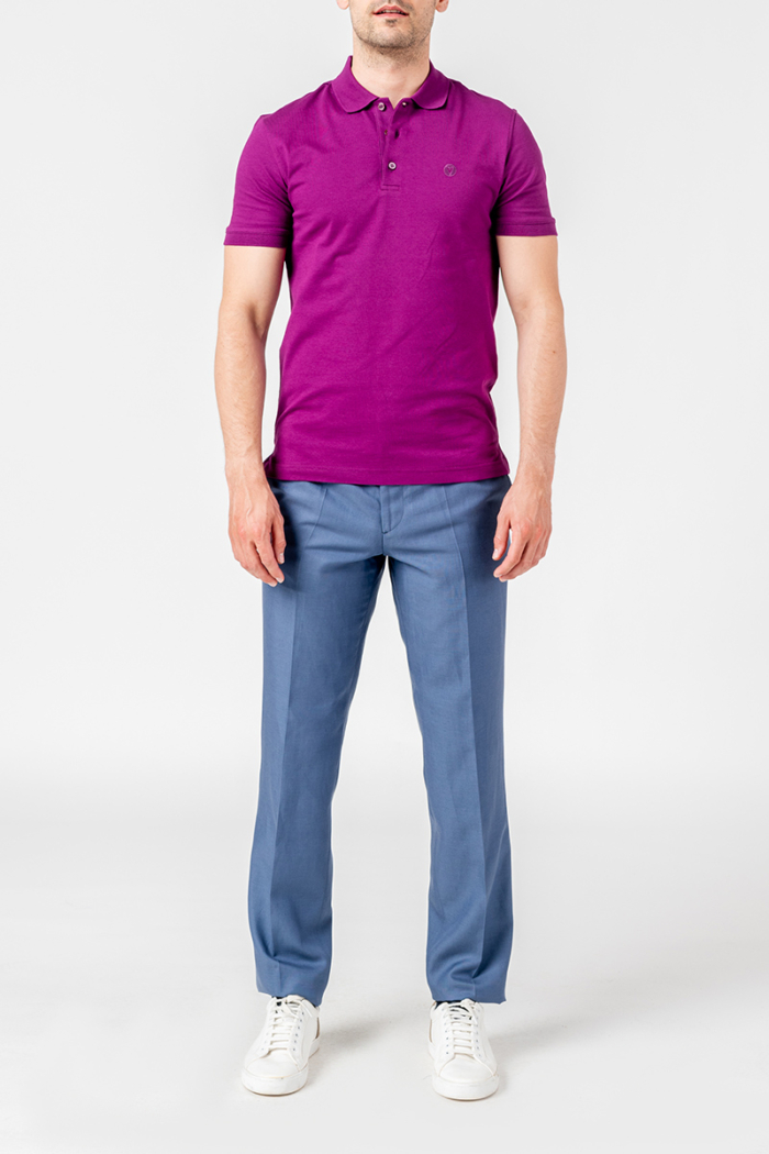 Varteks Plavo-sive ležerne hlače - Comfort fit