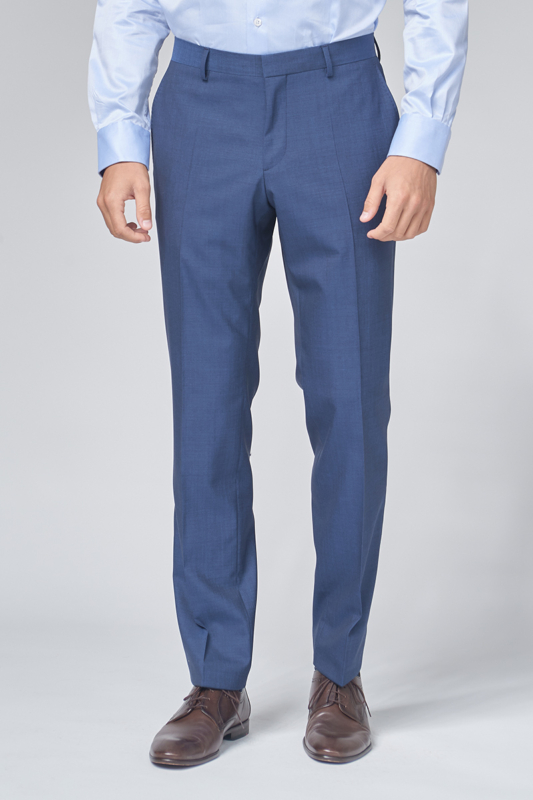 Varteks Tamno plave muške hlače od odijela - Regular fit