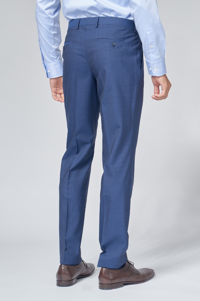 Varteks Tamno plave muške hlače od odijela - Regular fit