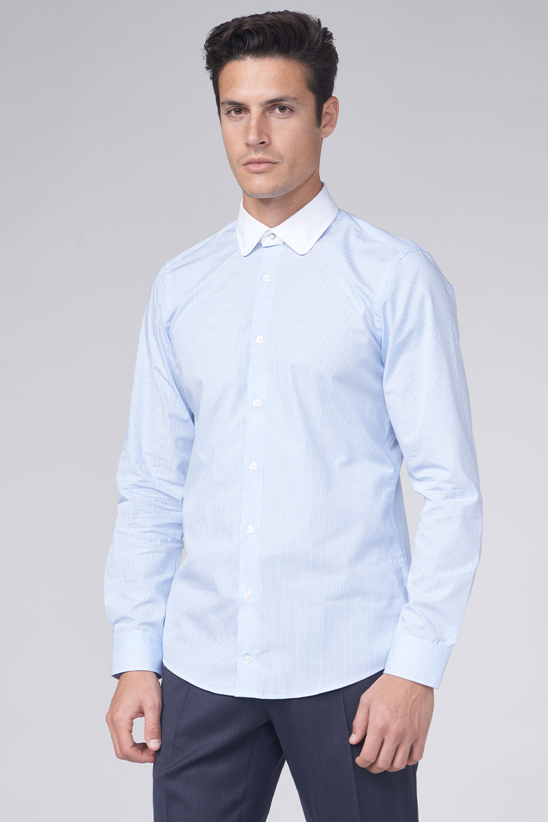 Men's shirt with additional collar - Slim fit - Shop Varteks d.d.