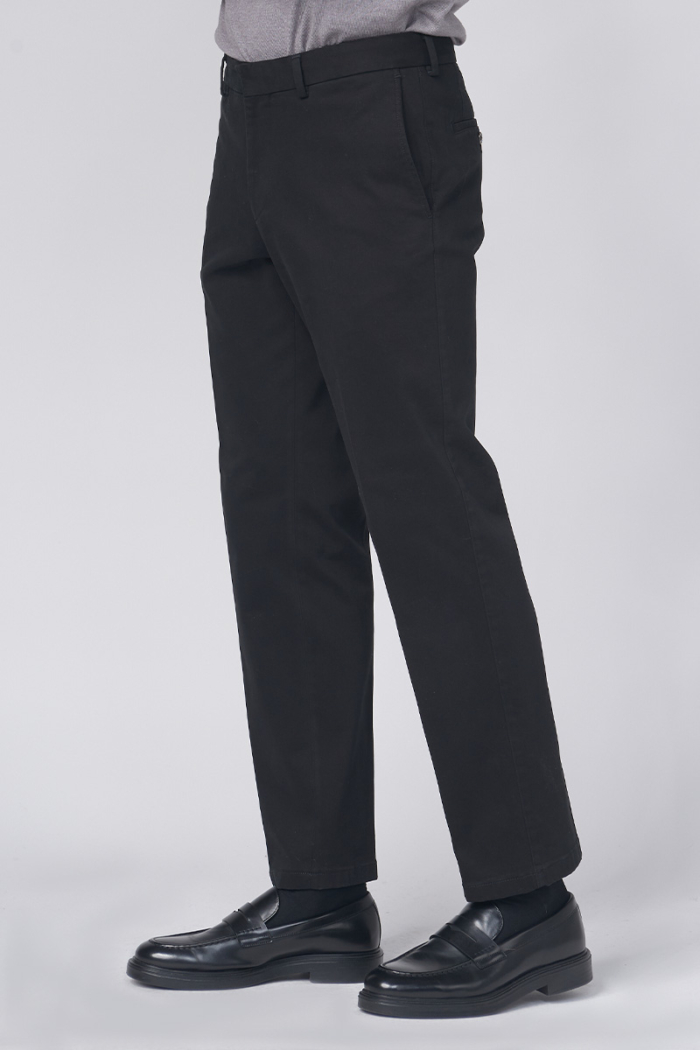 Varteks Crne muške chino hlače - Comfort fit