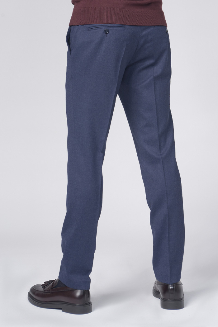 Varteks YOUNG - Tamno plave muške hlače od odijela - Slim fit