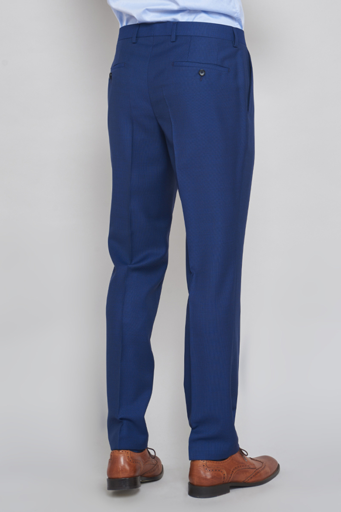 Varteks Tamno plave muške hlače s uzorkom - Regular fit