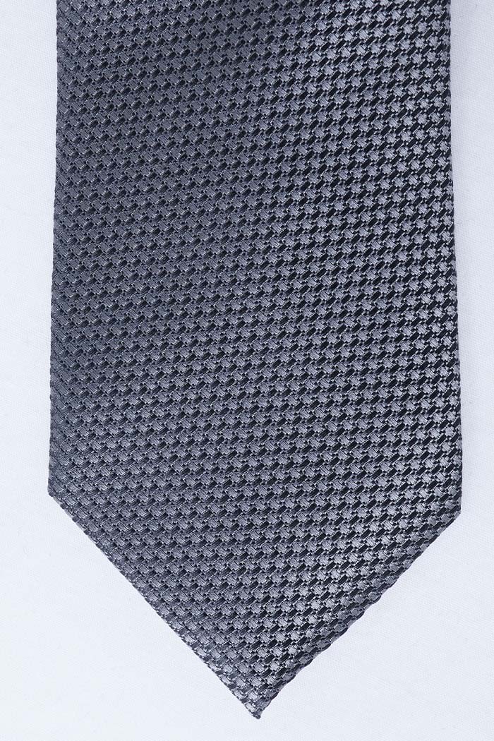 Varteks Tamno siva kravata sa strukturom