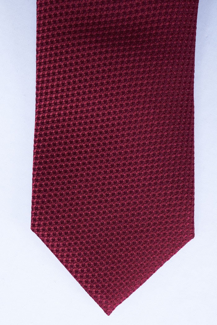 Varteks Bordo crvena kravata sa strukturom